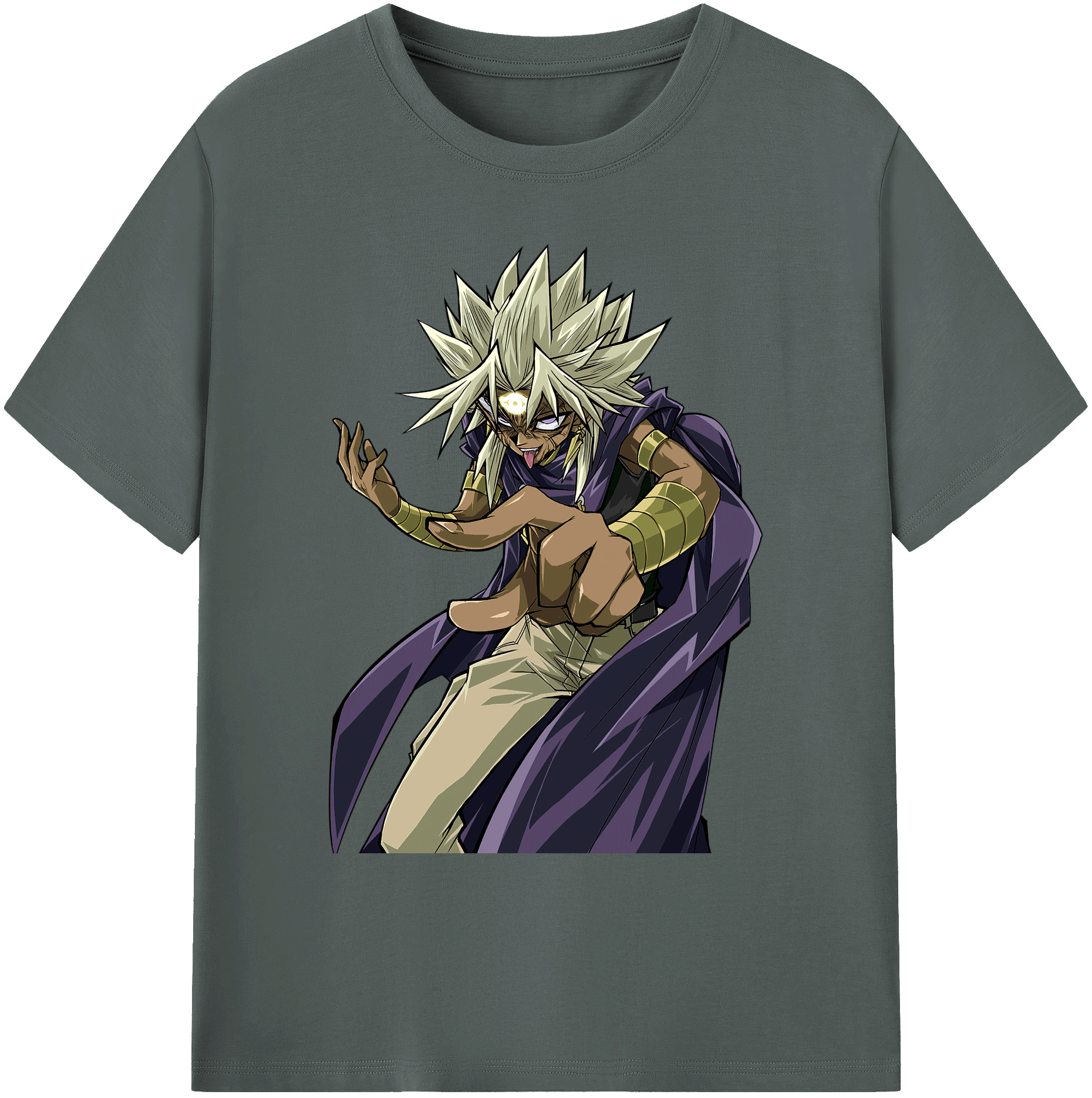 （画像用） 遊☆戯☆王 Yu-Gi-Oh! 綿100％ メンズ半袖Tシャツ｜肌触りやわらか＆通気性